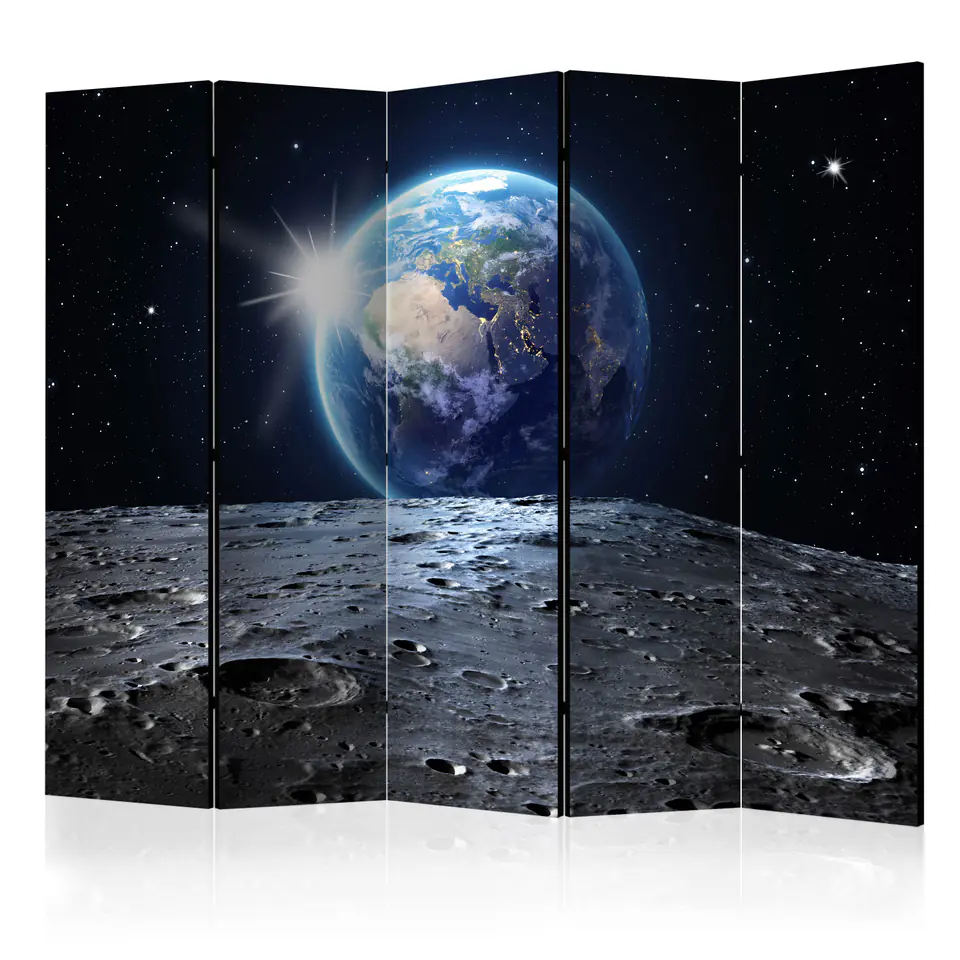 ⁨5-piece screen - Blue Planet II [Room Dividers] (size 225x172)⁩ at Wasserman.eu