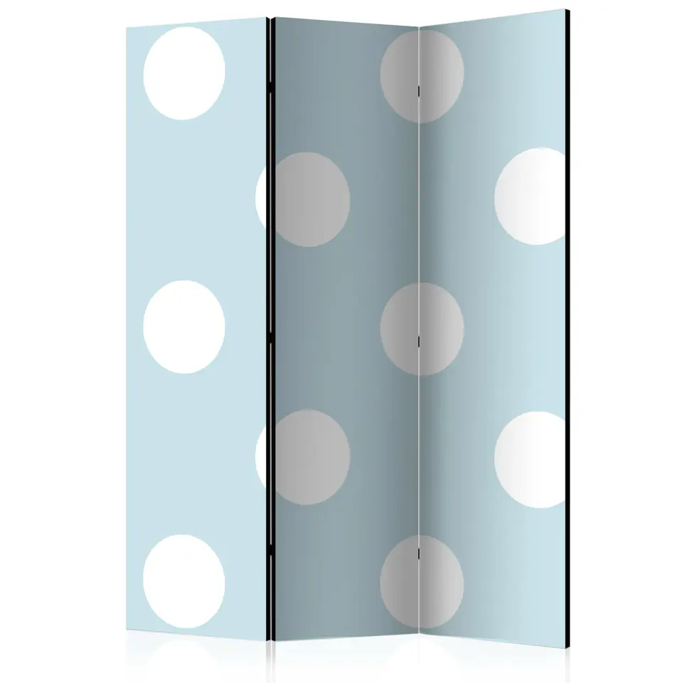 ⁨Screen 3-piece - Blue sweetness [Room Dividers] (size 135x172)⁩ at Wasserman.eu