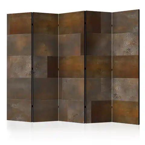 ⁨5-piece screen - Golden Cascade II [Room Dividers] (size 225x172)⁩ at Wasserman.eu