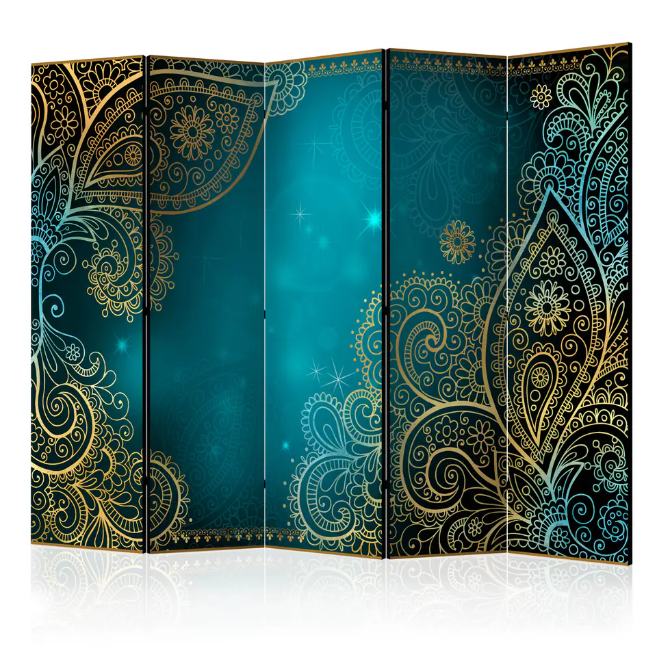 ⁨5-piece screen - Oriental wings II [Room Dividers] (size 225x172)⁩ at Wasserman.eu