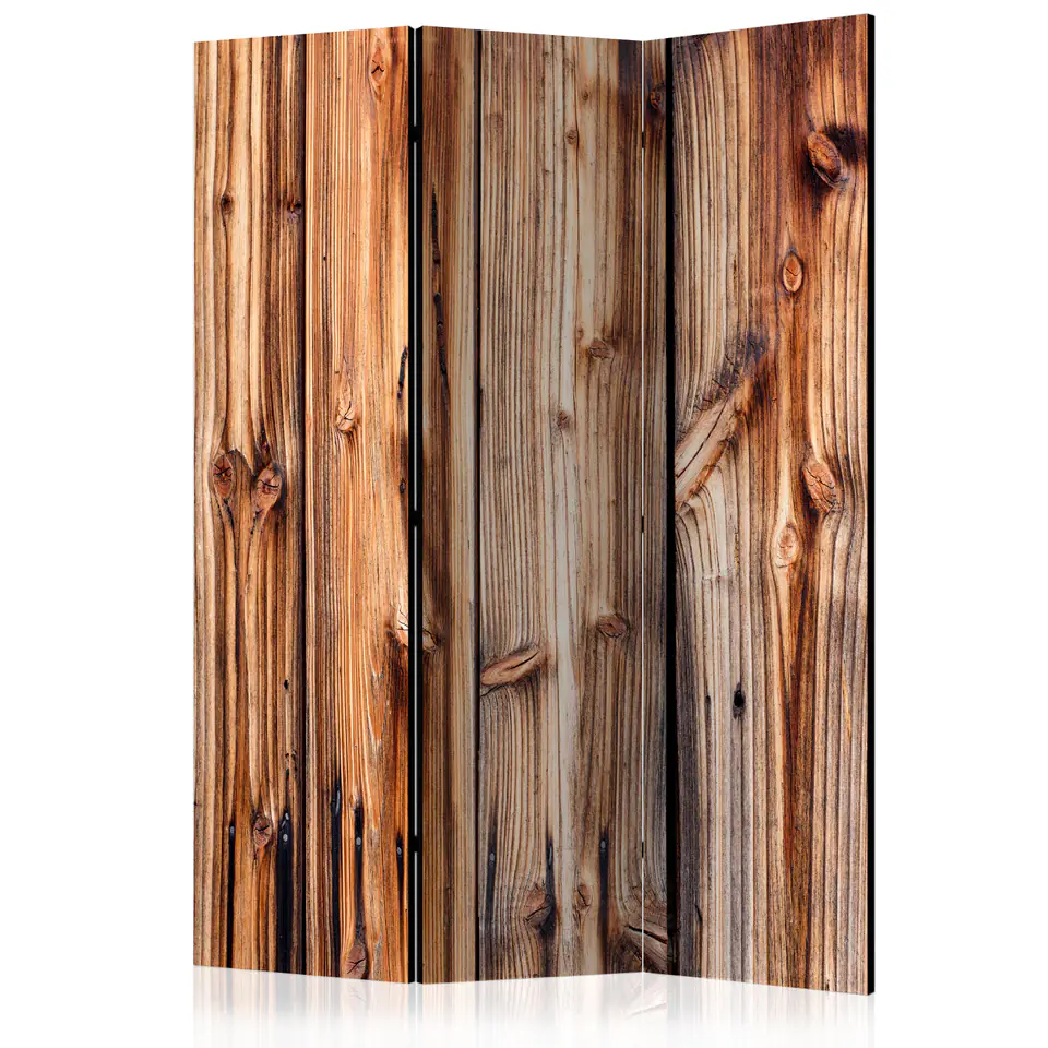 ⁨3-piece screen - Wooden chamber [Room Dividers] (size 135x172)⁩ at Wasserman.eu
