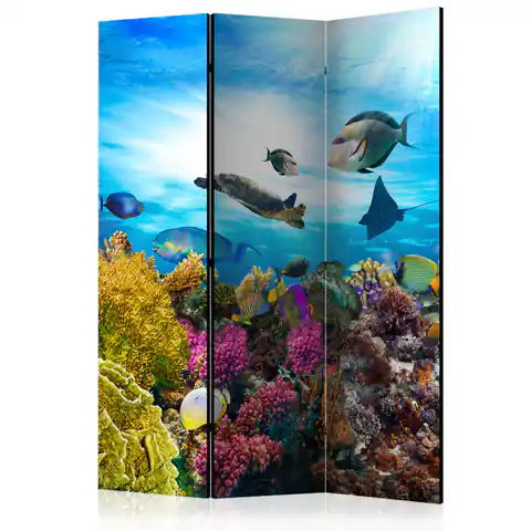 ⁨Parawan - Rafa koralowa [Room Dividers] (rozmiar 135x172, wykończenie Akustyczny)⁩ w sklepie Wasserman.eu