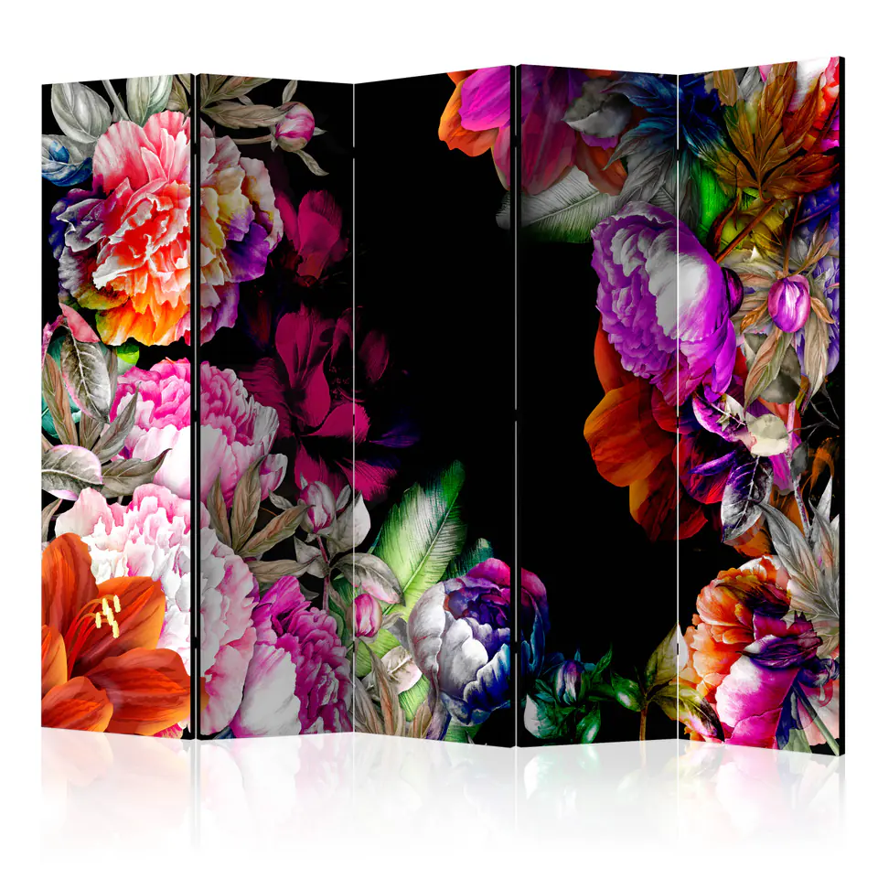 ⁨5-piece screen - Warm tones of summer II [Room Dividers] (size 225x172)⁩ at Wasserman.eu