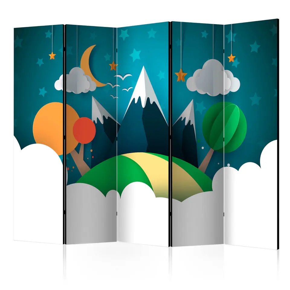 ⁨5-piece screen - Little Traveler II [Room Dividers] (size 225x172)⁩ at Wasserman.eu