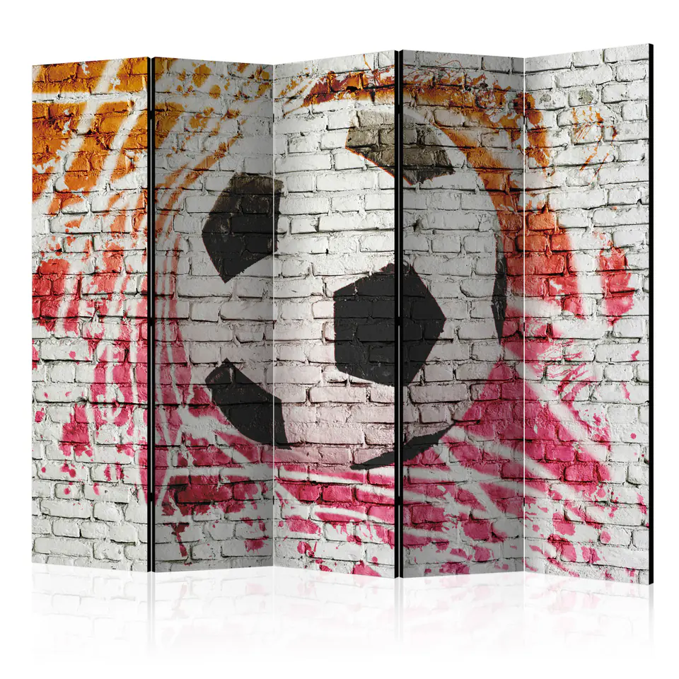 ⁨5-piece screen - Street football II [Room Dividers] (size 225x172)⁩ at Wasserman.eu