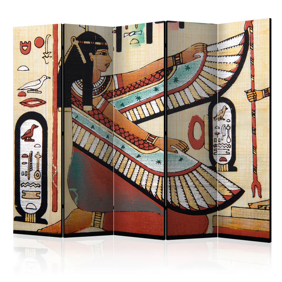 ⁨5-piece screen - Egyptian Themes II [Room Dividers] (size 225x172)⁩ at Wasserman.eu