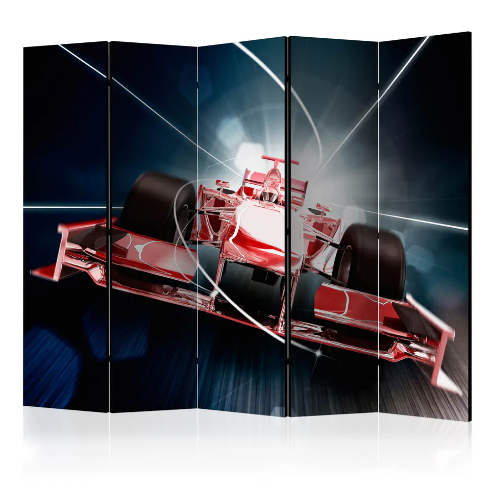 ⁨5-piece screen - Speed and dynamics - Formula 1 II [Room Dividers] (size 225x172)⁩ at Wasserman.eu