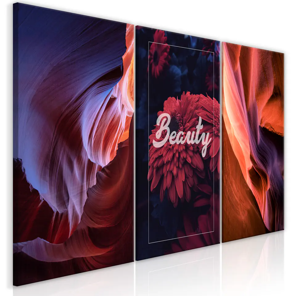 ⁨Picture - The beauty of the canyons (3-piece) (size 60x30)⁩ at Wasserman.eu