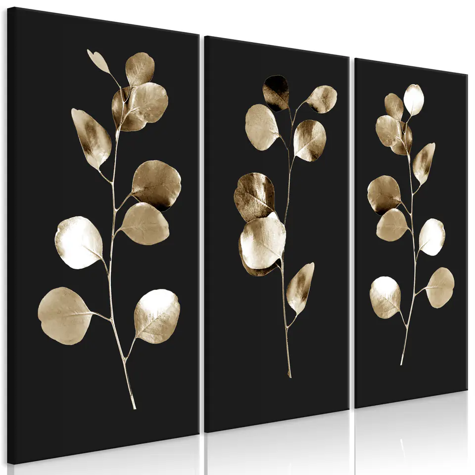 ⁨Painting - Golden Twilight (3-piece) (size 90x60)⁩ at Wasserman.eu