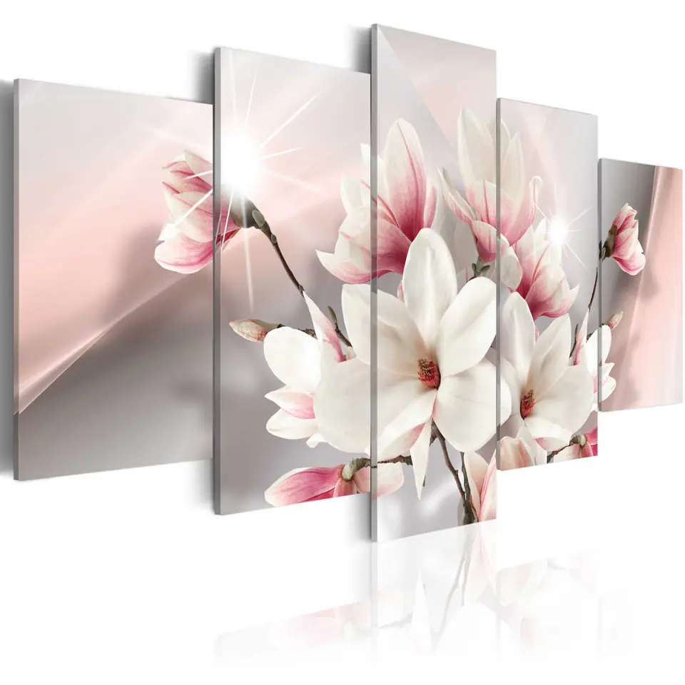⁨Obraz - Magnolia w rozkwicie (rozmiar 225x112.5, wykończenie Standard)⁩ w sklepie Wasserman.eu