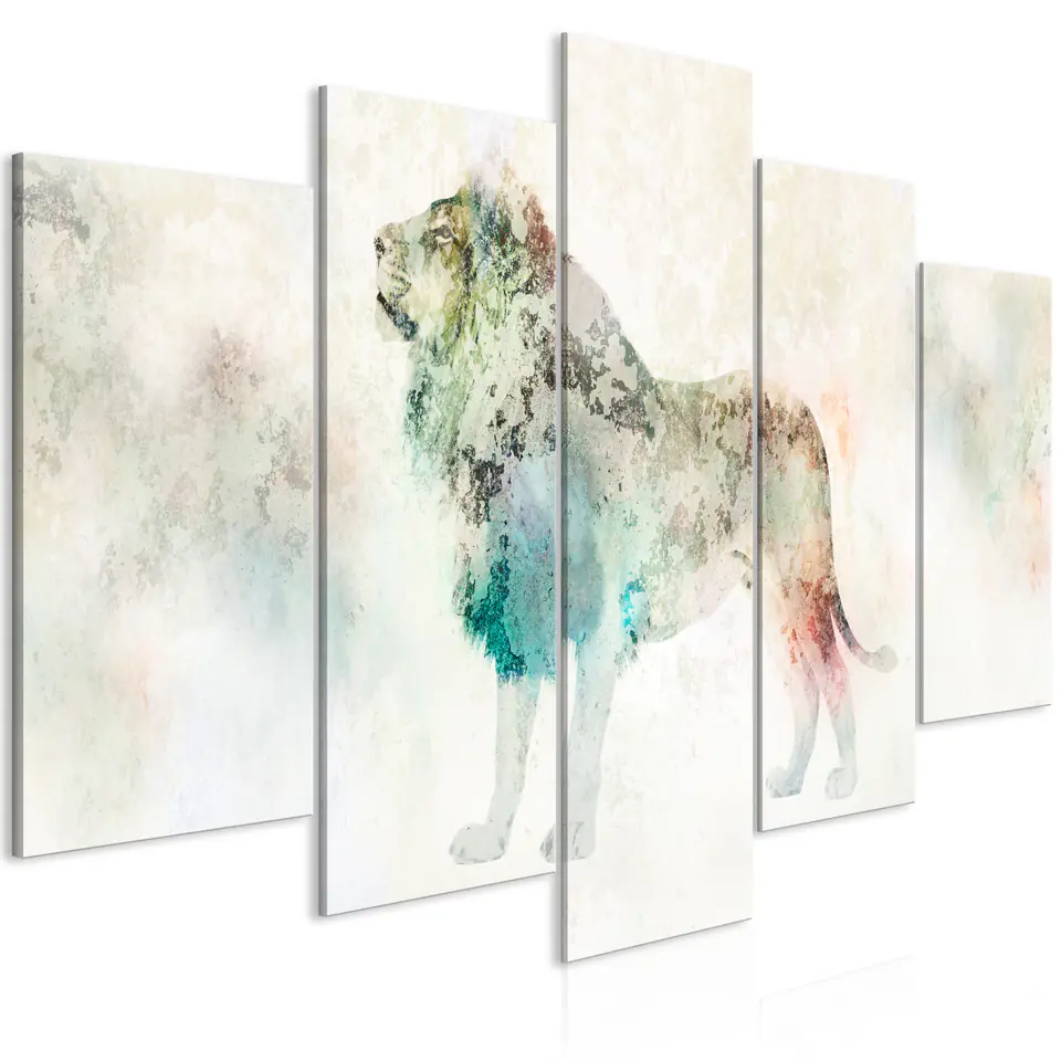 ⁨Picture - Colorful King (5-piece), wide (size 100x50)⁩ at Wasserman.eu