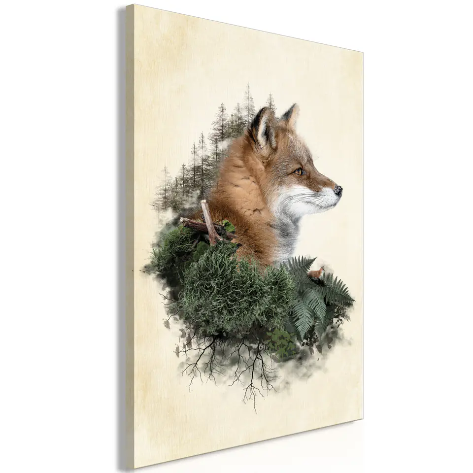 ⁨Picture - Mr. Fox (1-piece), vertical (size 40x60)⁩ at Wasserman.eu