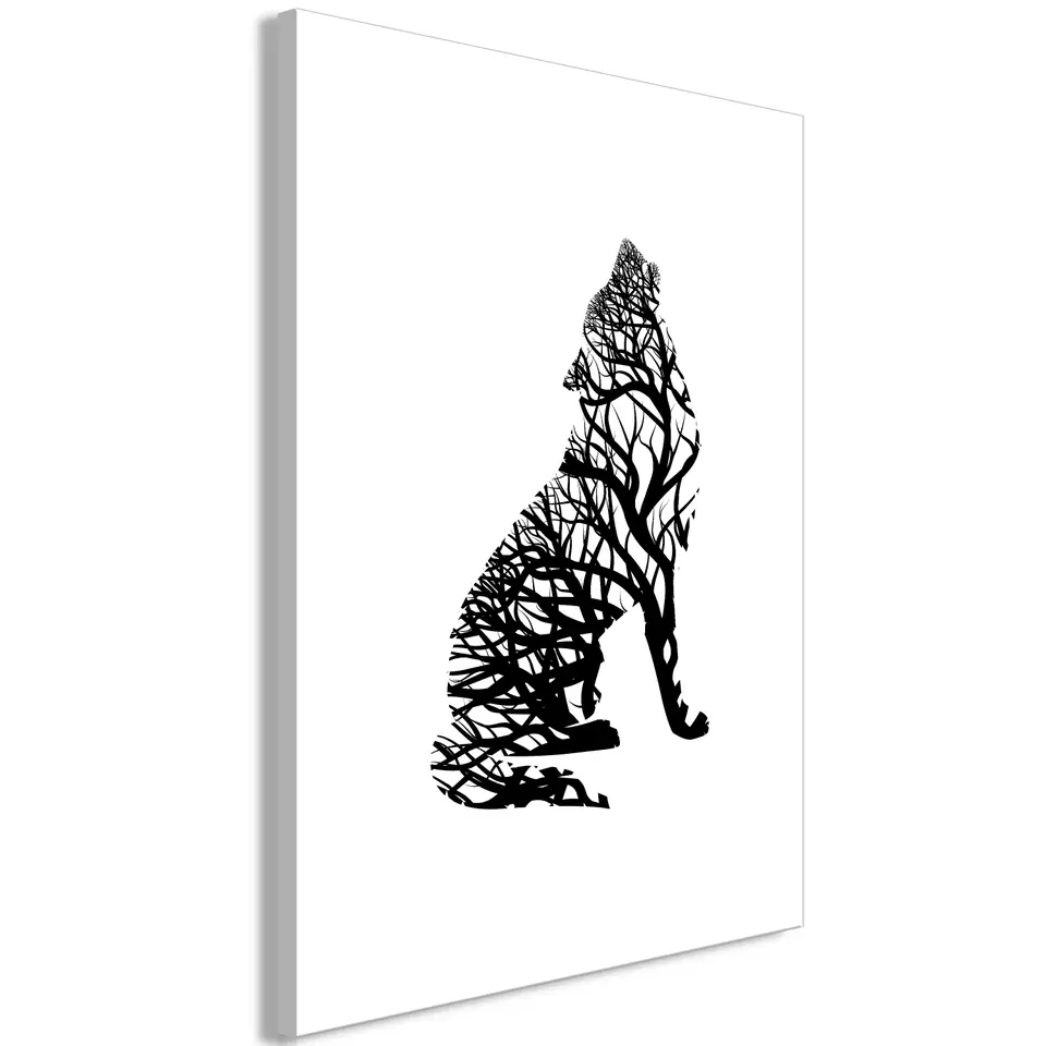 ⁨Painting - Wolf Trail (1-piece) vertical (size 40x60)⁩ at Wasserman.eu