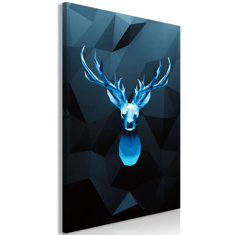 ⁨Picture - Ice Deer (1-piece), vertical (size 40x60)⁩ at Wasserman.eu