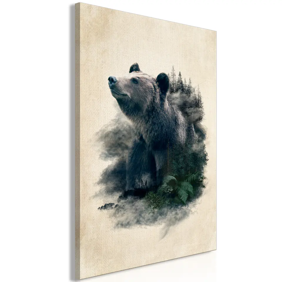 ⁨Obraz - Dolina niedźwiedzia (1-częściowy) pionowy (rozmiar 40x60, wykończenie Standard)⁩ w sklepie Wasserman.eu