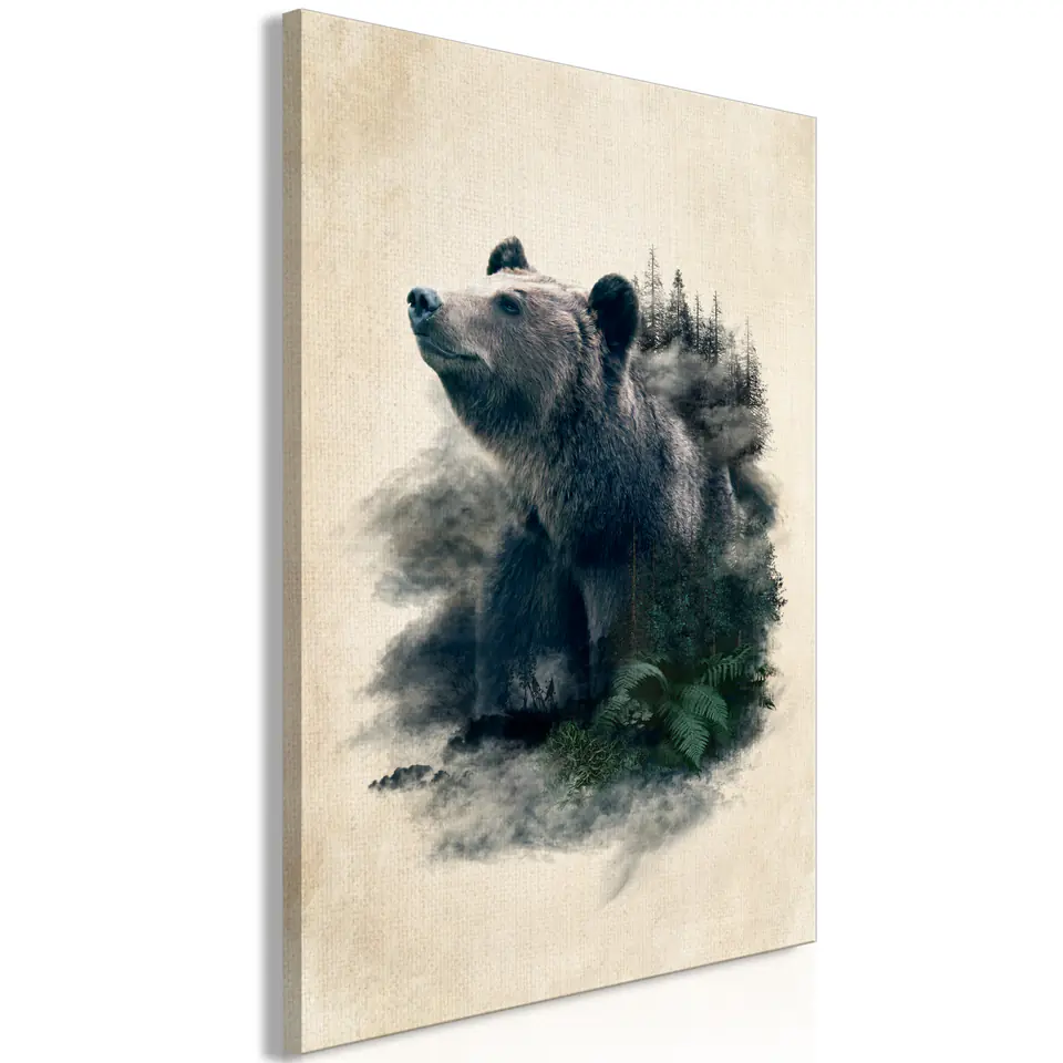 ⁨Obraz - Dolina niedźwiedzia (1-częściowy) pionowy (rozmiar 20x30, wykończenie Na płótnie włoskim)⁩ w sklepie Wasserman.eu