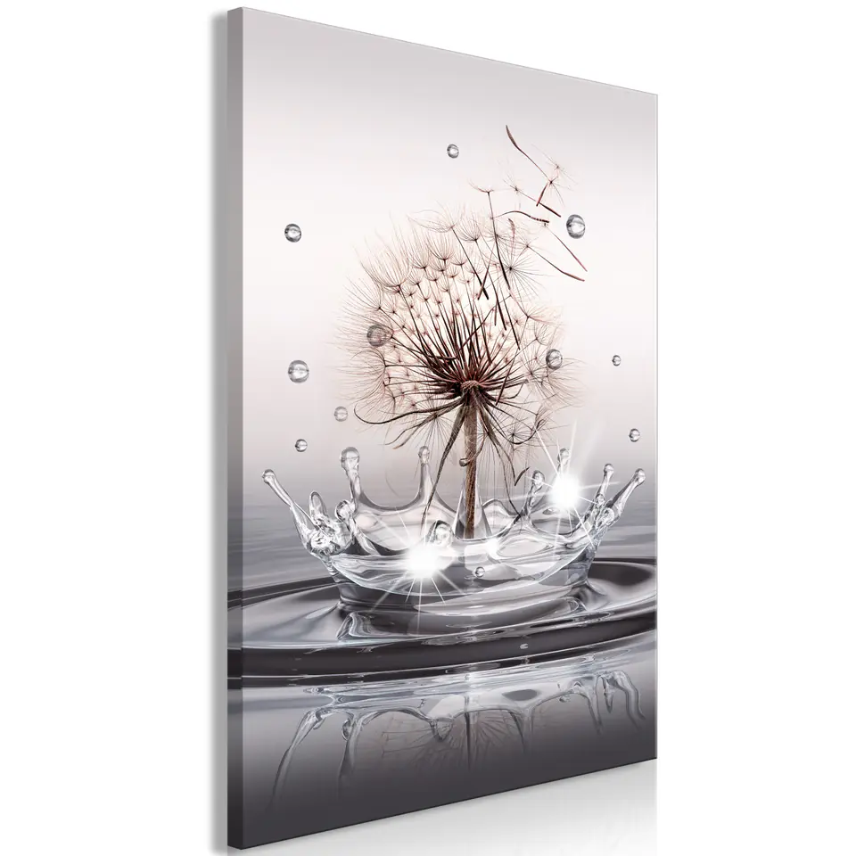 ⁨Obraz - Krople wiatru (1-częściowy) pionowy (rozmiar 60x90, wykończenie Premium Print)⁩ w sklepie Wasserman.eu