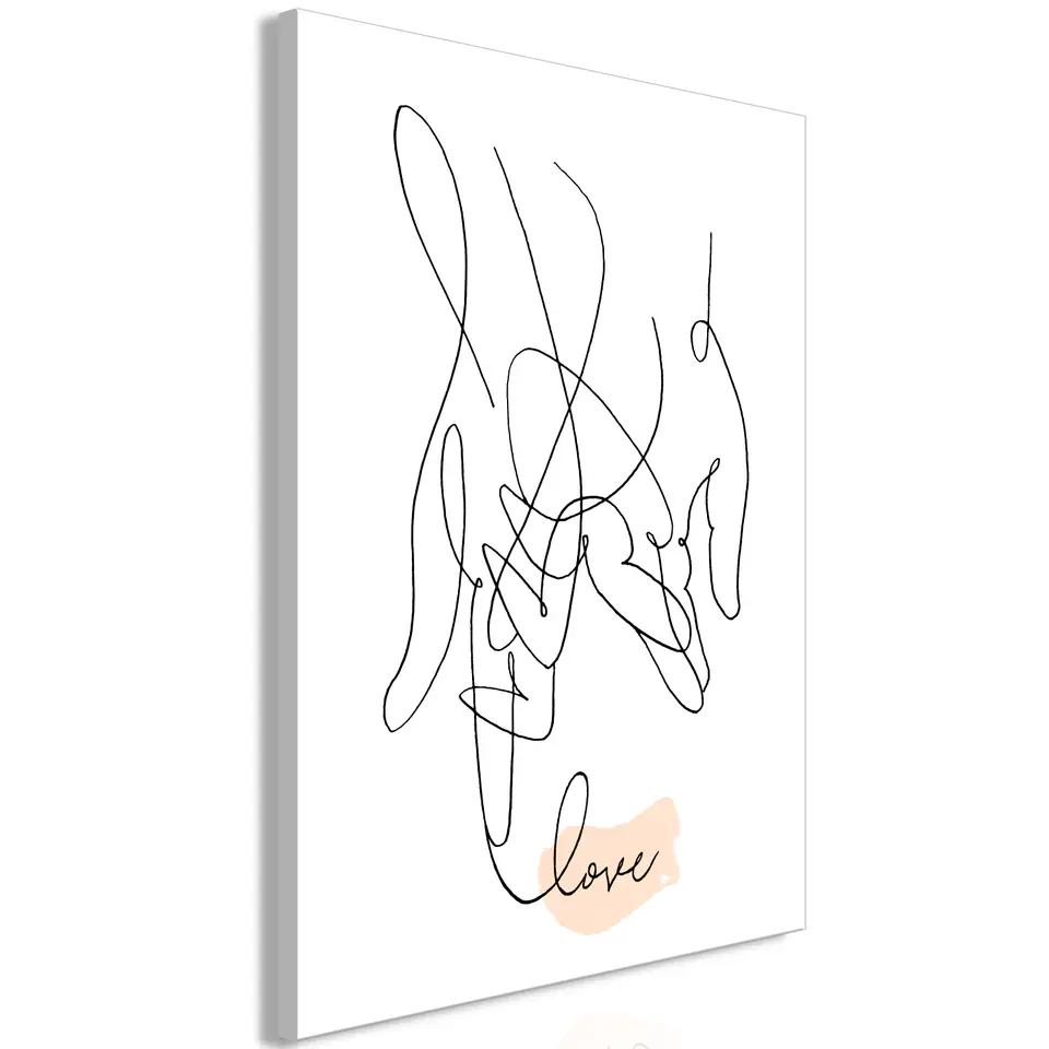 ⁨Picture - Tangled feeling (1-piece) vertical (size 40x60)⁩ at Wasserman.eu