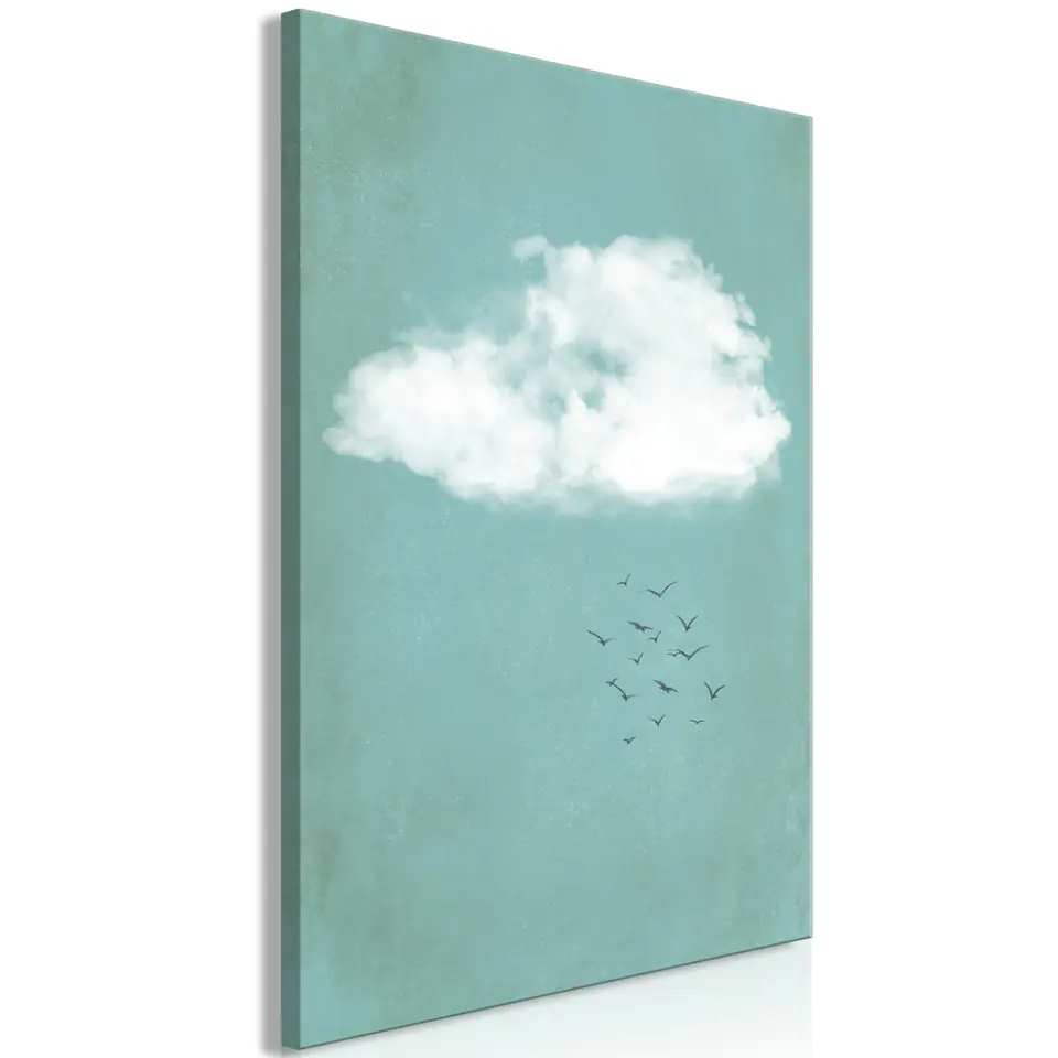 ⁨Picture - Cumulus and birds (1-piece) vertical (size 40x60)⁩ at Wasserman.eu