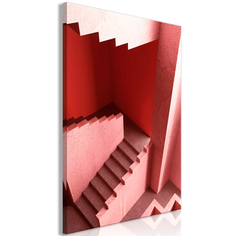 ⁨Picture - Stairway to Nowhere (1-piece) vertical (size 40x60)⁩ at Wasserman.eu