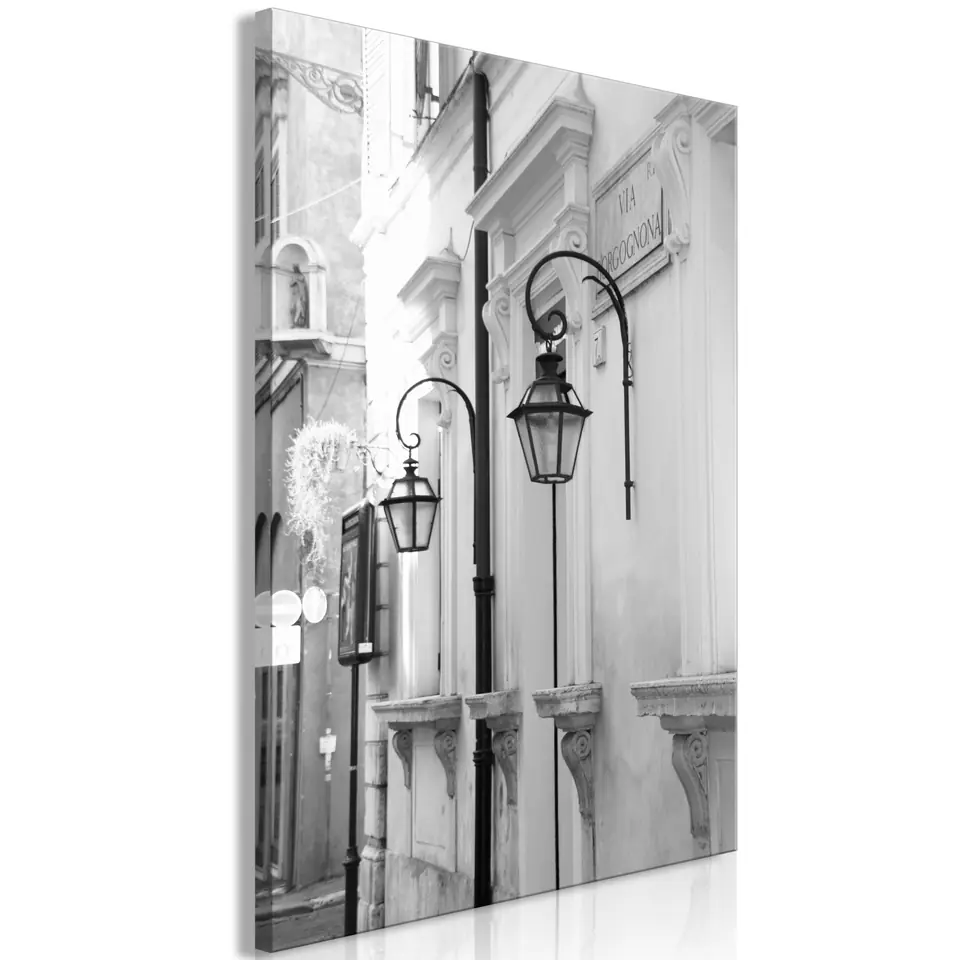 ⁨Picture - Street lamps (1-piece), vertical (size 40x60)⁩ at Wasserman.eu