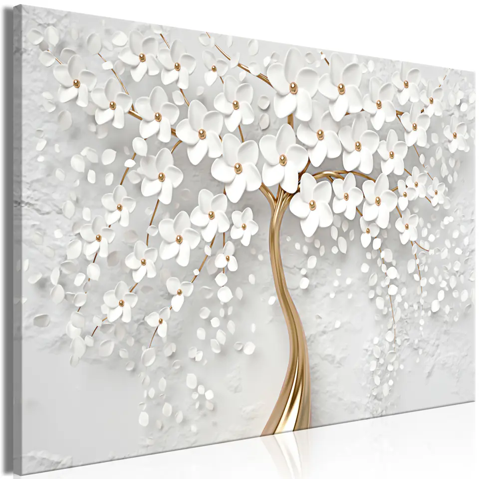 ⁨Obraz - Czarodziejska magnolia (1-częściowy) szeroki (rozmiar 60x40, wykończenie Standard)⁩ w sklepie Wasserman.eu