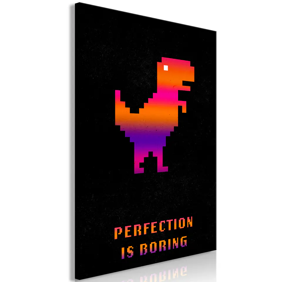 ⁨Picture - Perfection Is Boring (1-piece) vertical (size 40x60)⁩ at Wasserman.eu