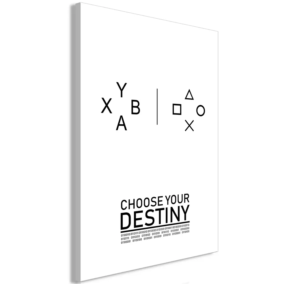 ⁨Obraz - Choose your destiny (1-częściowy) pionowy (rozmiar 80x120, wykończenie Premium Print)⁩ w sklepie Wasserman.eu