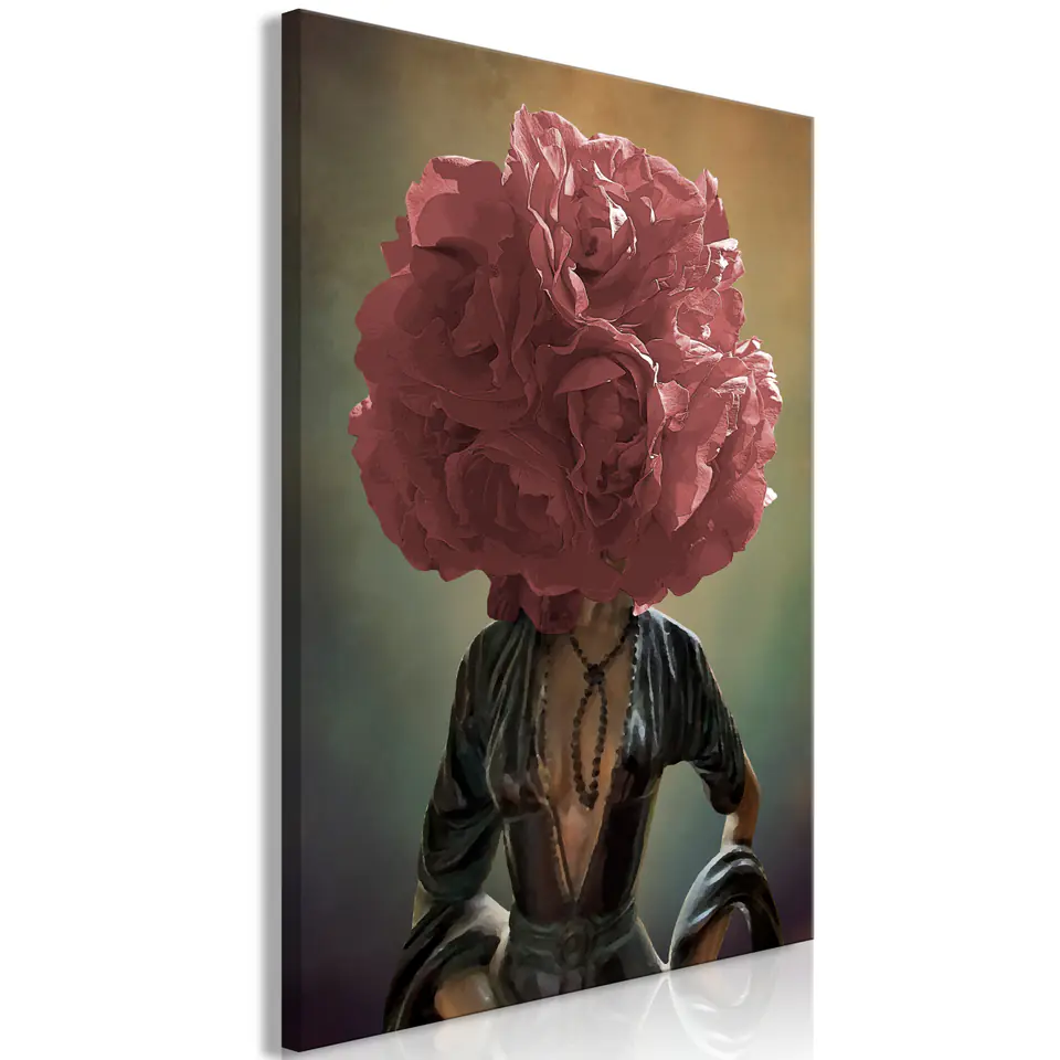 ⁨Picture - Flowery Thoughts (1-piece), vertical (size 40x60)⁩ at Wasserman.eu