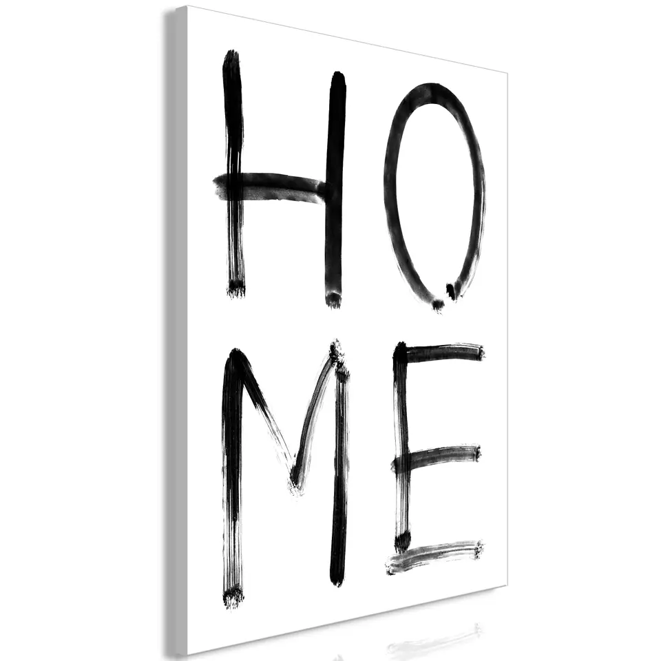 ⁨Obraz - Home ekspresja (1-częściowy) pionowy (rozmiar 20x30, wykończenie Premium Print)⁩ w sklepie Wasserman.eu