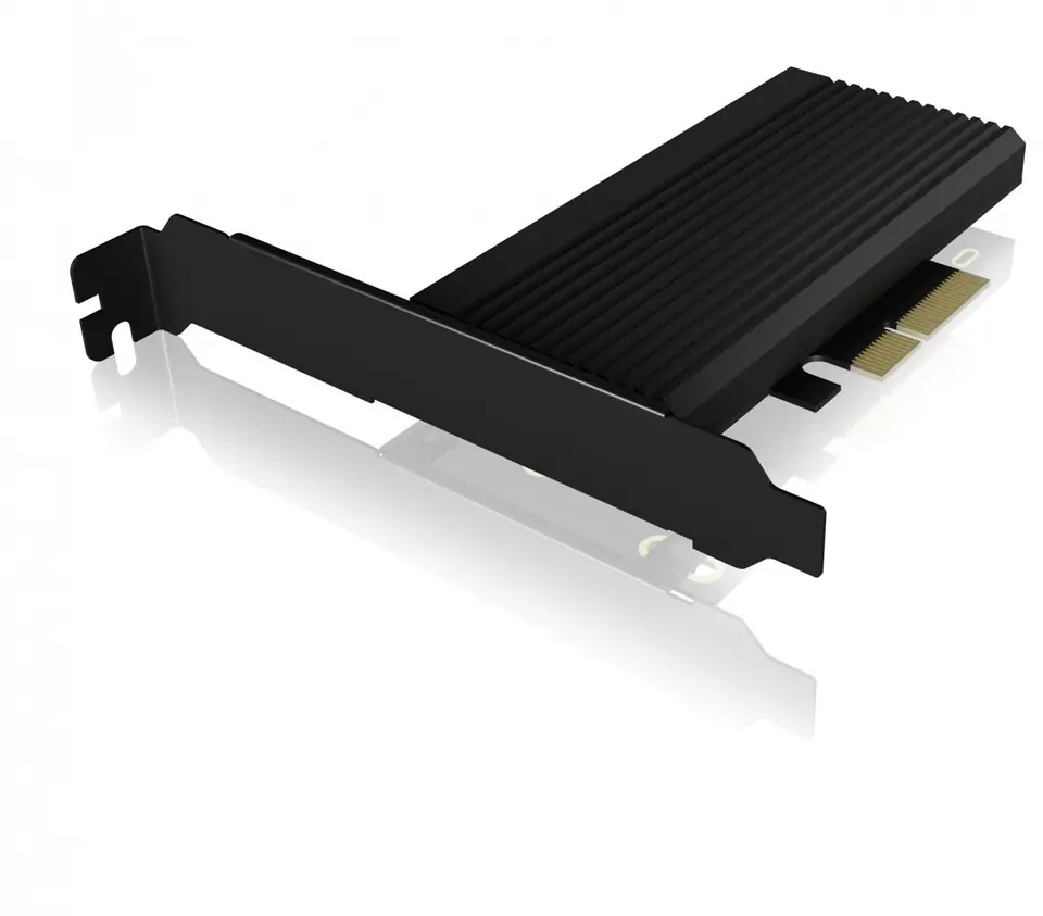 ⁨Karta PCI na M.2 SSD NVMe IB-PCI208-HS z radiatorem⁩ w sklepie Wasserman.eu