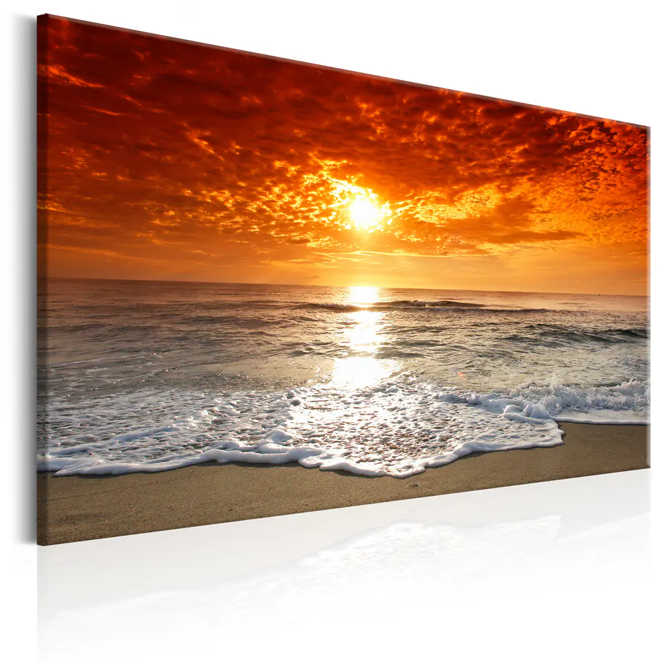 ⁨Picture - Beautiful beach (size 90x60)⁩ at Wasserman.eu