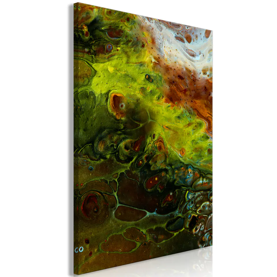 ⁨Obraz - Zielone żywioły (1-częściowy) pionowy (rozmiar 20x30, wykończenie Premium Print)⁩ w sklepie Wasserman.eu
