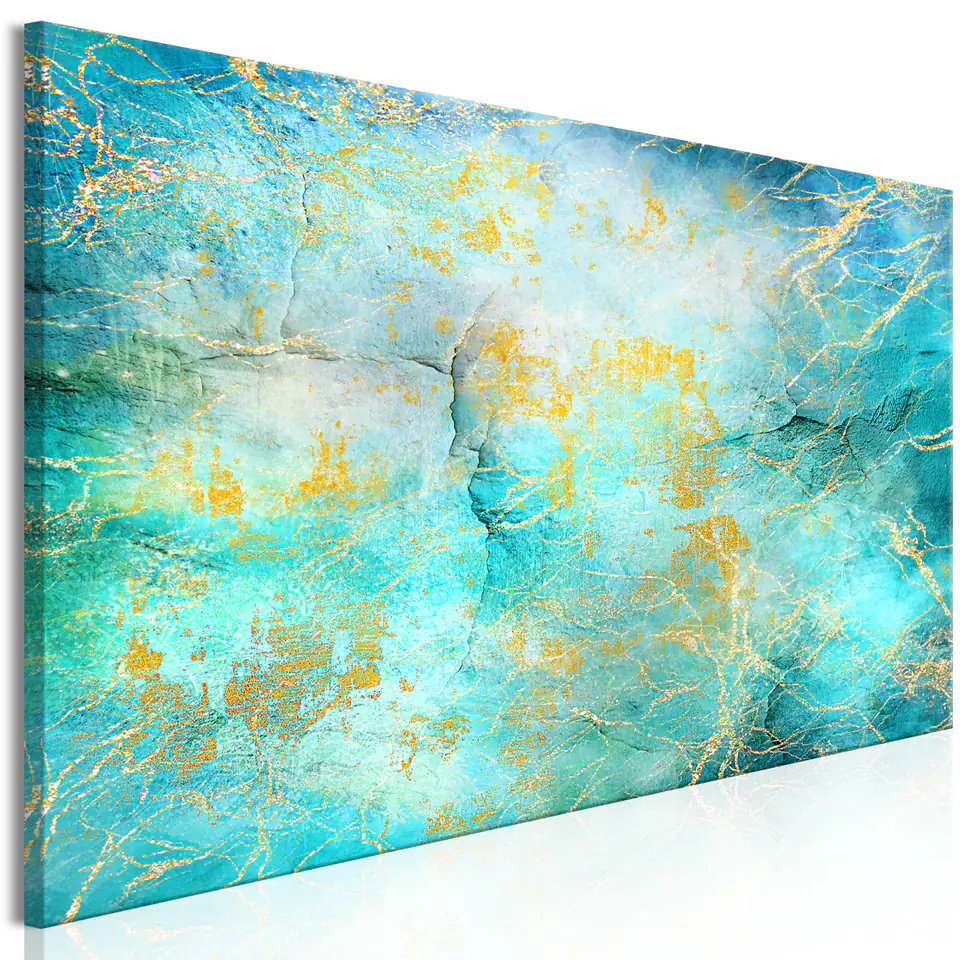 ⁨Obraz - Szmaragdowy ocean (1-częściowy) wąski (rozmiar 150x50, wykończenie Standard)⁩ w sklepie Wasserman.eu