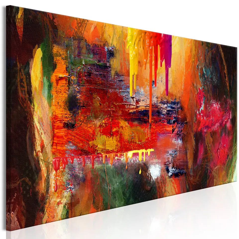 ⁨Painting - Hell (1-piece) narrow (size 150x50)⁩ at Wasserman.eu