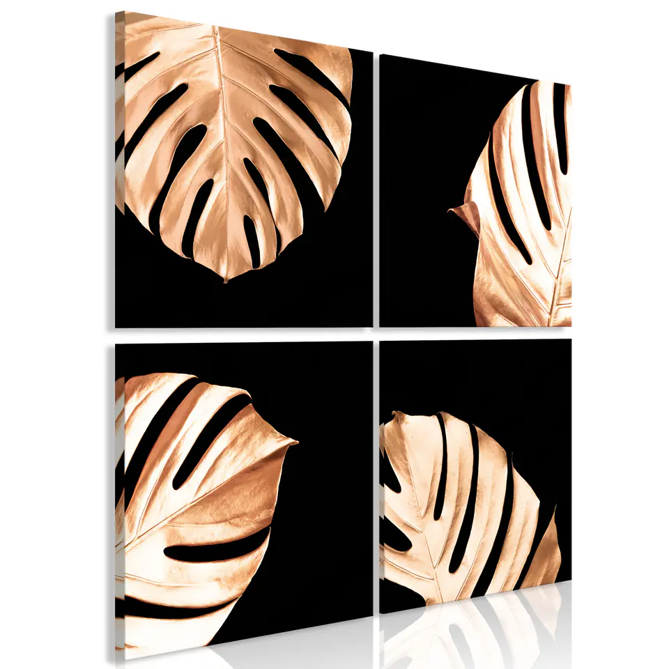 ⁨Picture - Golden monsters (4-piece) (size 40x40)⁩ at Wasserman.eu