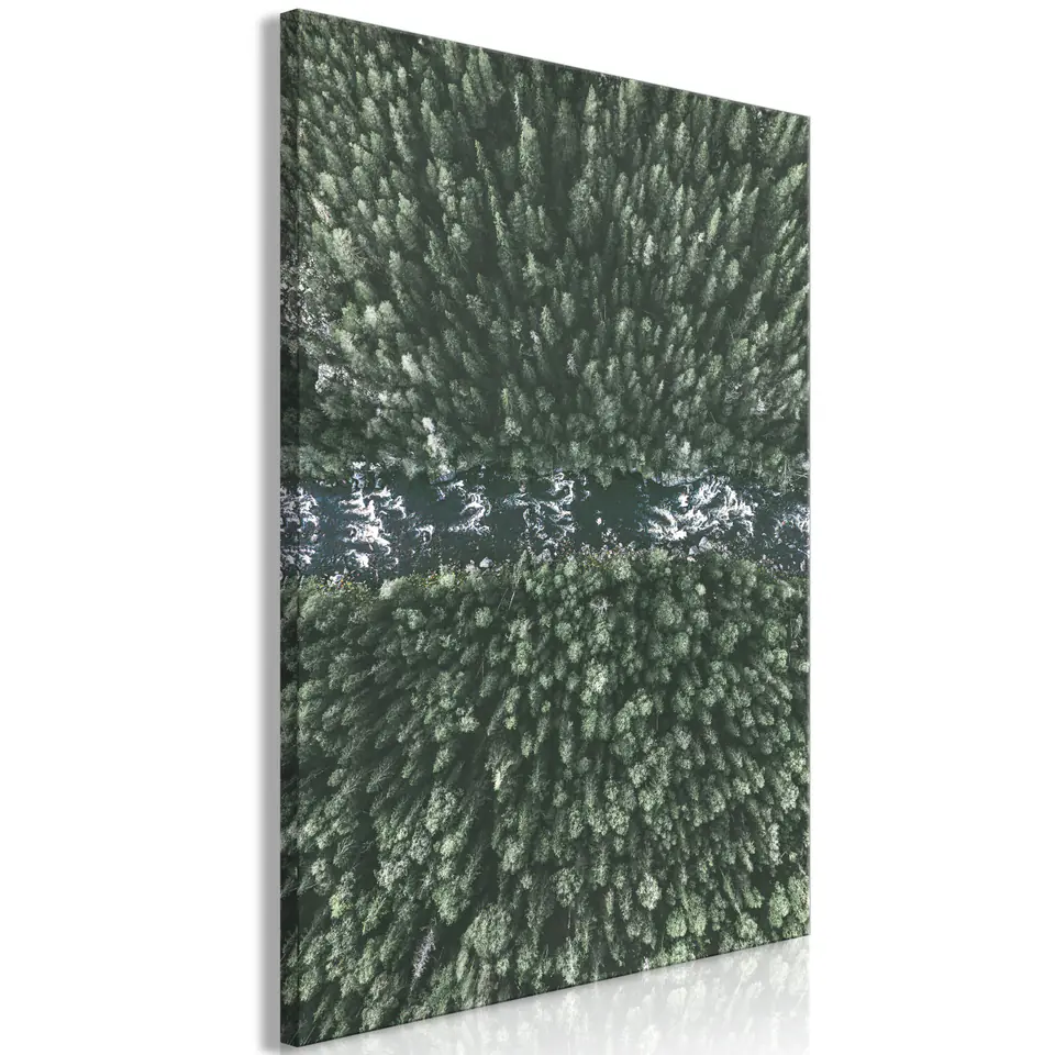 ⁨Picture - Forest River (1-piece), vertical (size 40x60)⁩ at Wasserman.eu