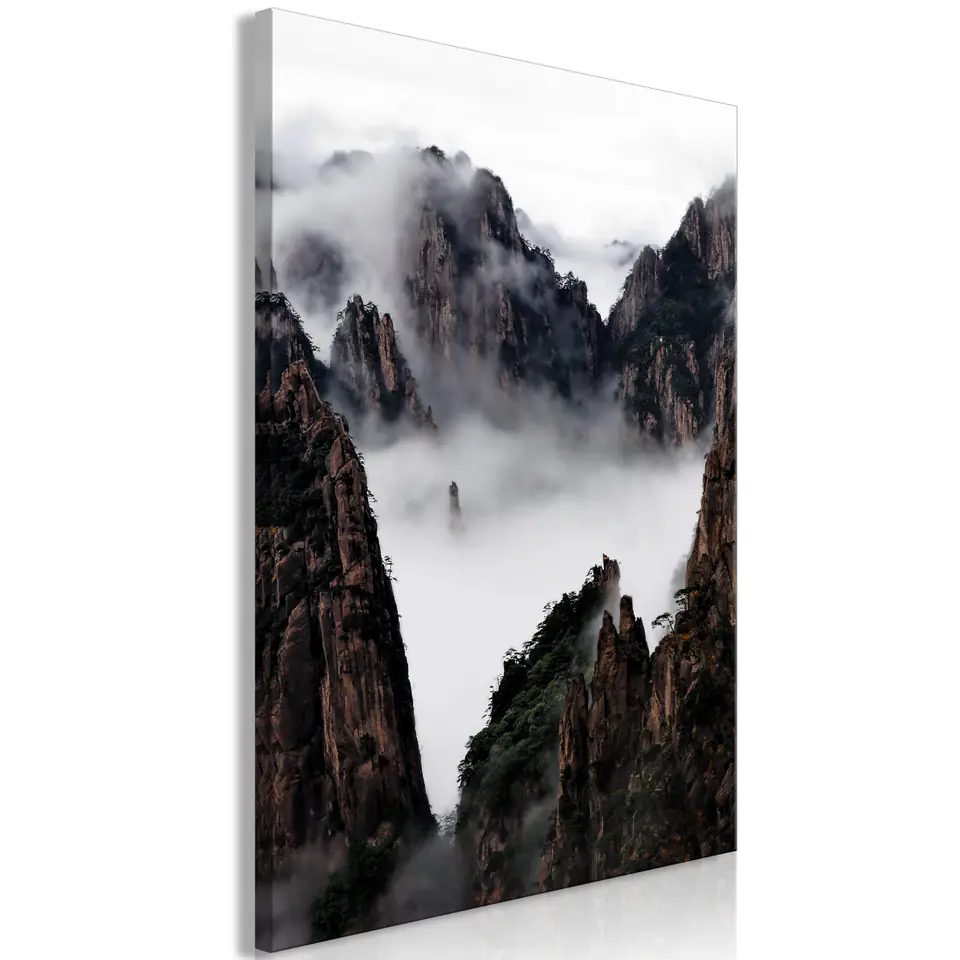 ⁨Image - Fog over Huangshan (1-piece) vertical (size 40x60)⁩ at Wasserman.eu