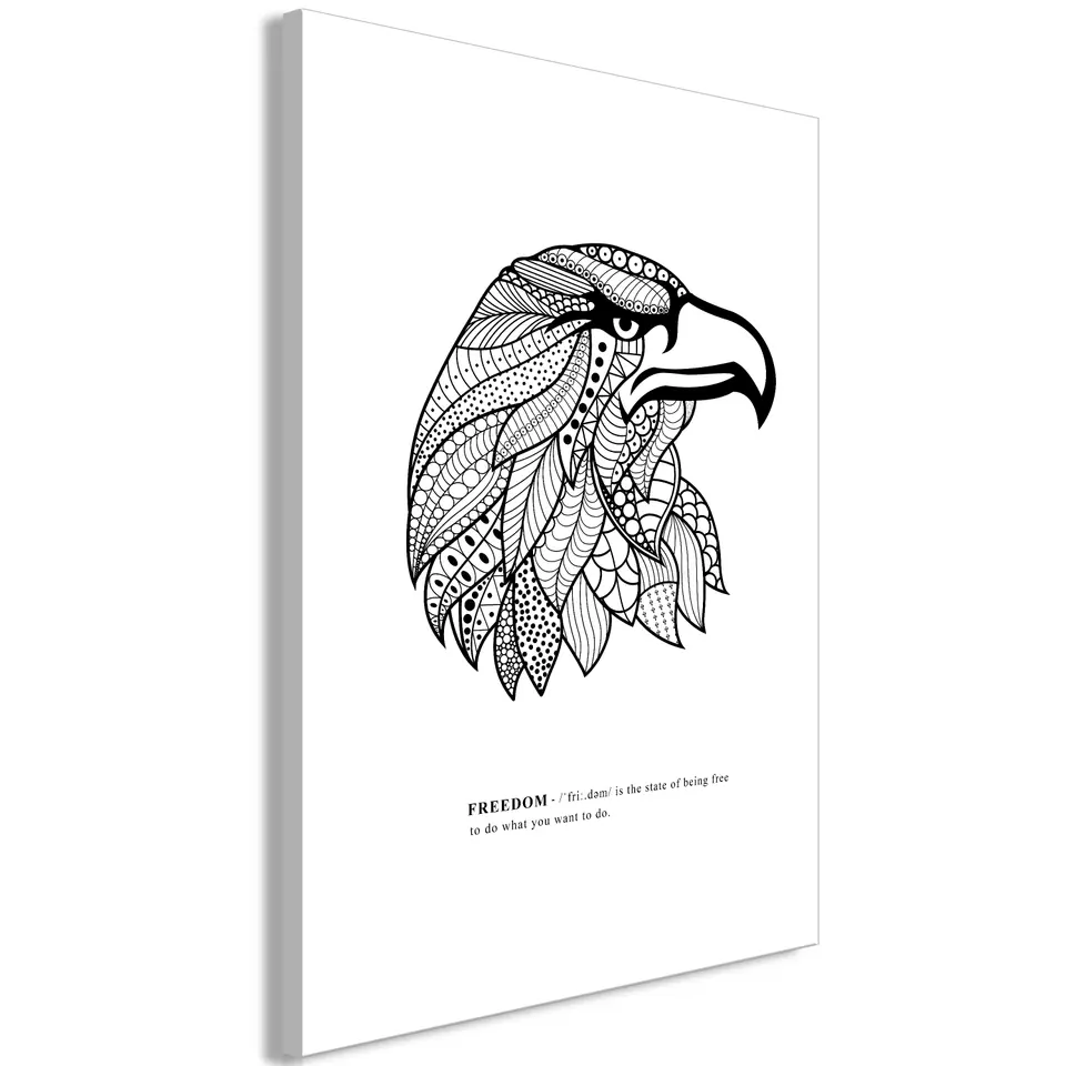 ⁨Obraz - Orzeł wolności (1-częściowy) pionowy (rozmiar 80x120, wykończenie Premium Print)⁩ w sklepie Wasserman.eu