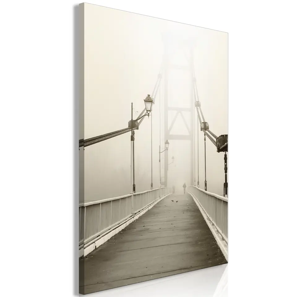 ⁨Image - Bridge in the fog (1-piece), vertical (size 40x60)⁩ at Wasserman.eu