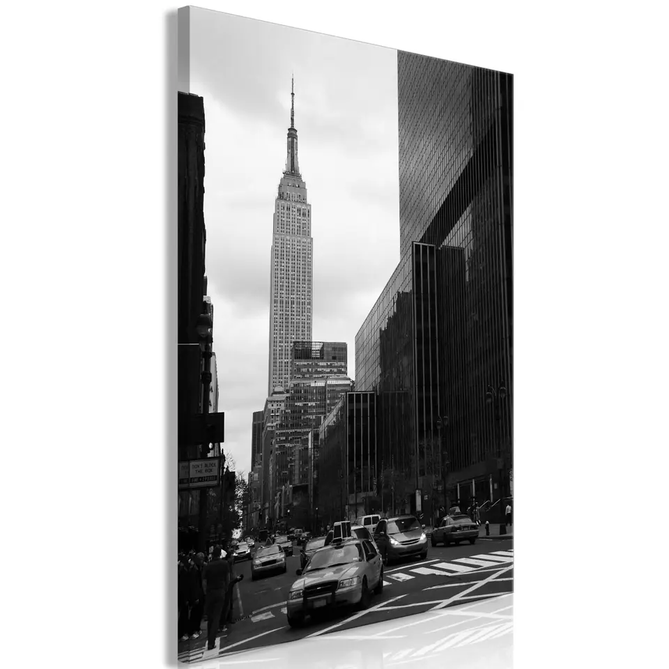 ⁨Picture - Street in New York (1-piece) vertical (size 40x60)⁩ at Wasserman.eu