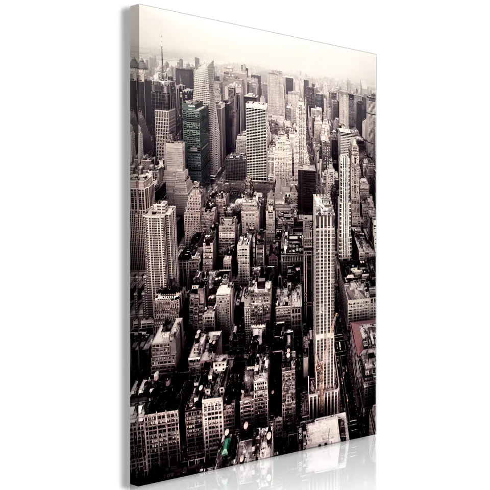 ⁨Picture - Manhattan in sepia (1-piece) vertical (size 40x60)⁩ at Wasserman.eu