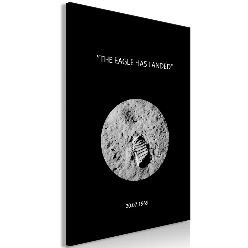 ⁨Obraz - The Eagle Has Landed (1-częściowy) pionowy (rozmiar 20x30, wykończenie Premium Print)⁩ w sklepie Wasserman.eu