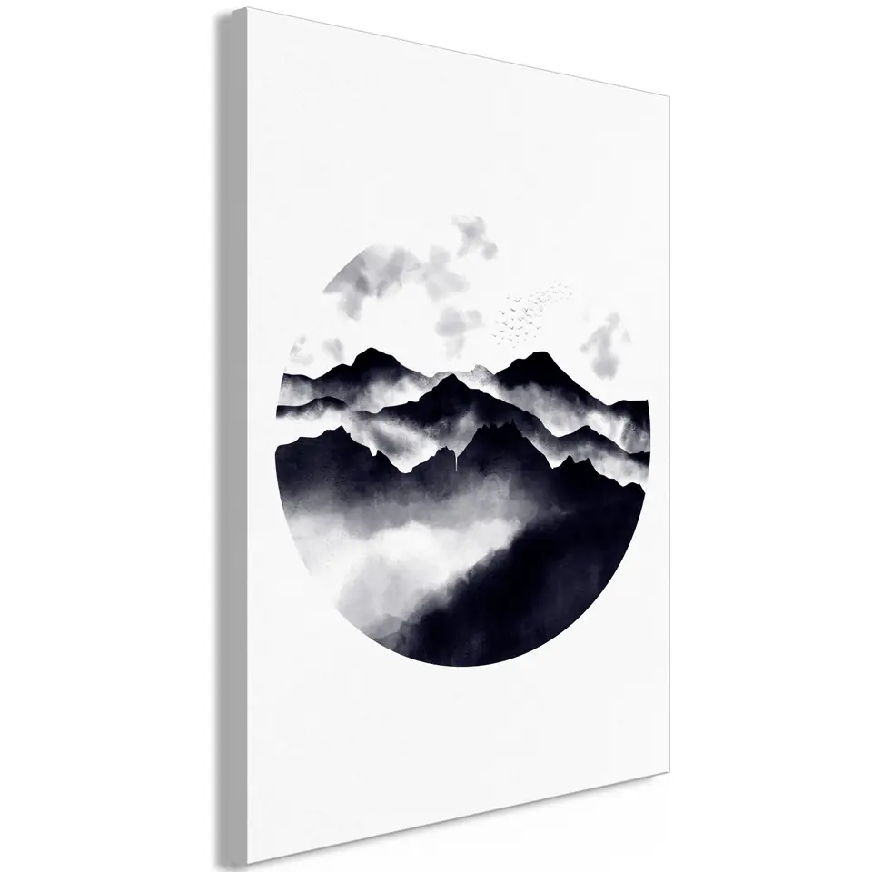 ⁨Painting - Mountain landscape (1-piece) vertical (size 40x60)⁩ at Wasserman.eu