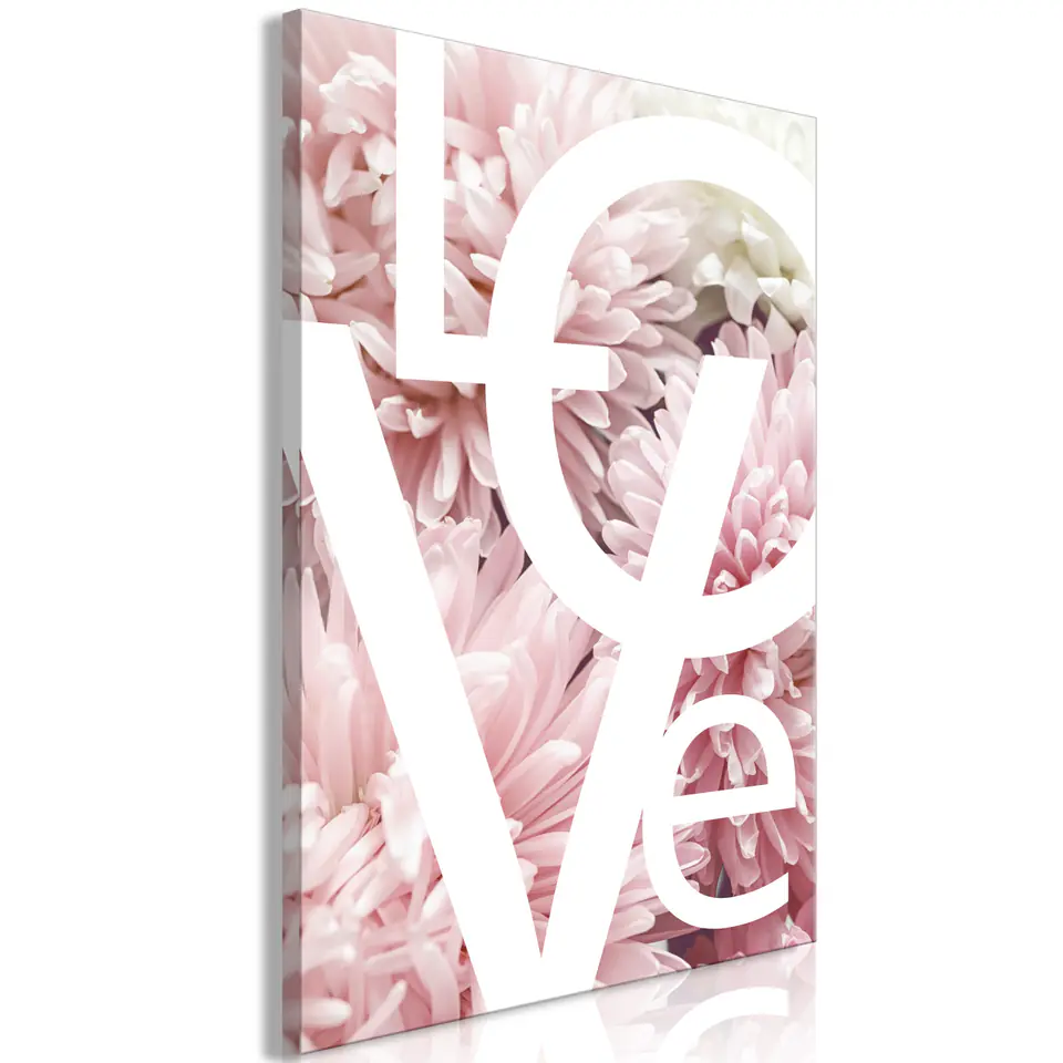 ⁨Picture - Love - letters (1-piece) vertical (size 40x60)⁩ at Wasserman.eu