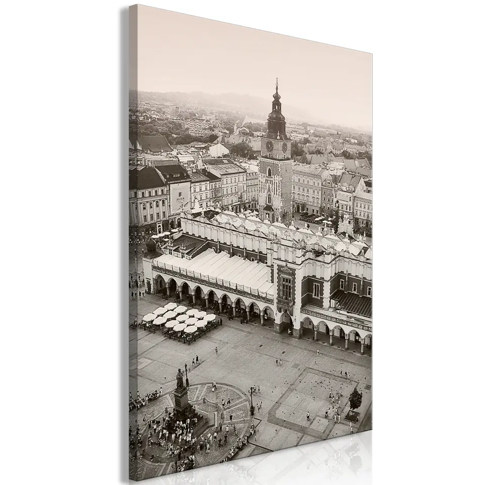 ⁨Obraz - Kraków: Sukiennice (1-częściowy) pionowy (rozmiar 60x90, wykończenie Premium Print)⁩ w sklepie Wasserman.eu
