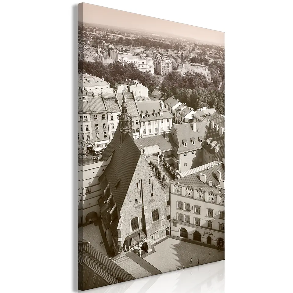 ⁨Obraz - Kraków: Stare Miasto (1-częściowy) pionowy (rozmiar 60x90, wykończenie Premium Print)⁩ w sklepie Wasserman.eu