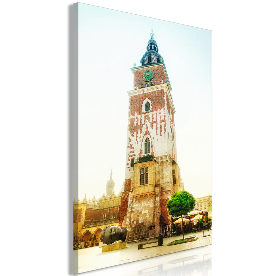 ⁨Obraz - Kraków: Ratusz (1-częściowy) pionowy (rozmiar 40x60, wykończenie Premium Print)⁩ w sklepie Wasserman.eu