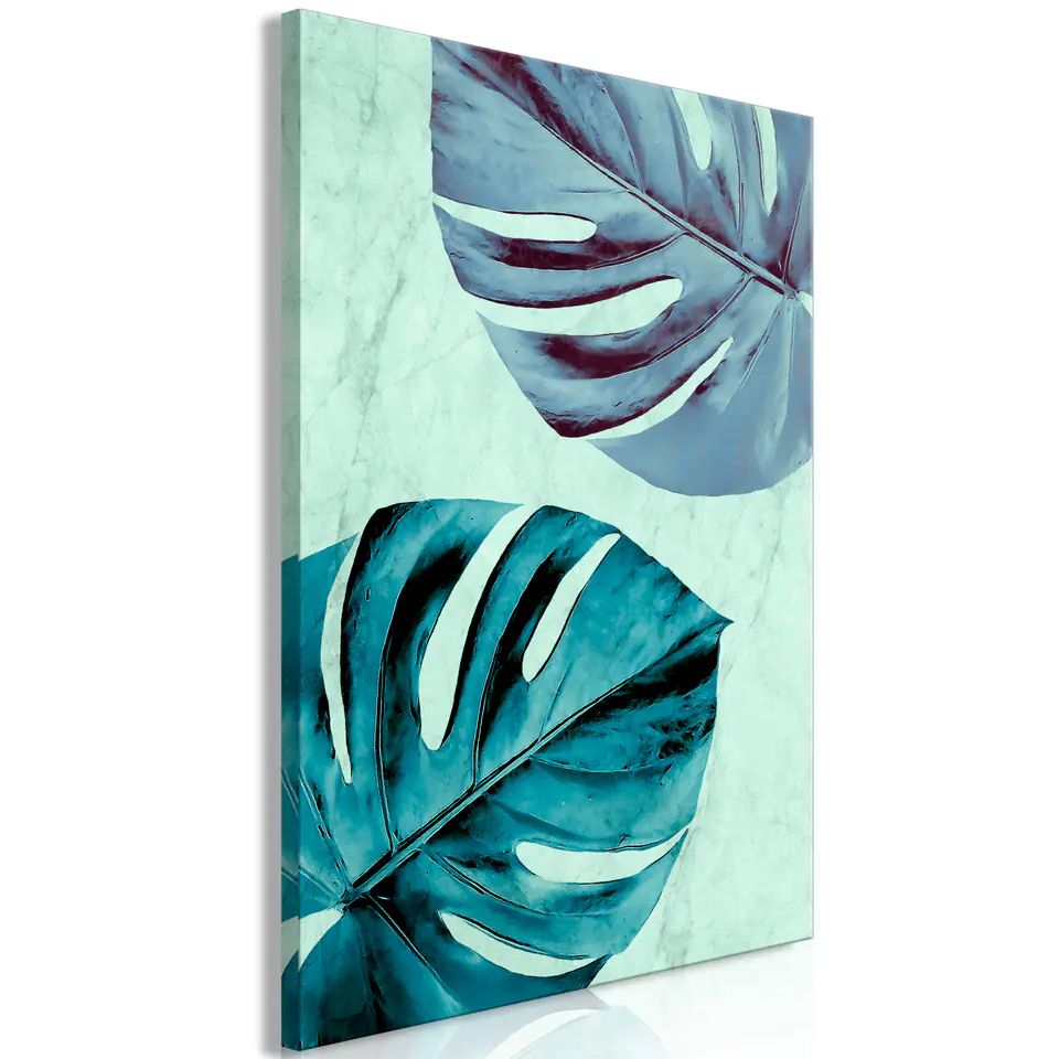 ⁨Picture - Tropical turquoise (1-piece) vertical (size 40x60)⁩ at Wasserman.eu