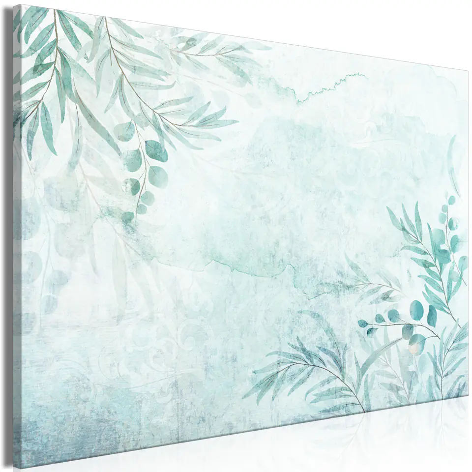 ⁨Painting - A gentle breeze of leaves (1-piece) wide (size 120x80)⁩ at Wasserman.eu
